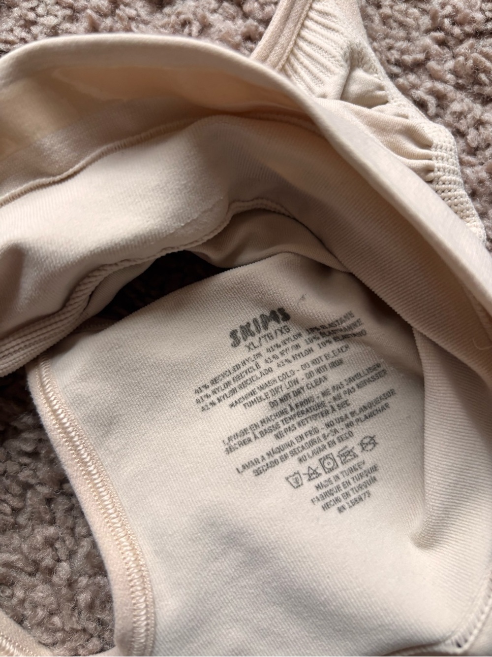 SKIMS Bralette Set in Cream, Brown, Black - Picture 5 of 5